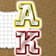 A, K