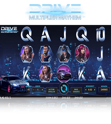 NetEnt Drive Multiplier Mayhem Spiel