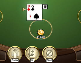 Double Down Option in Blackjack