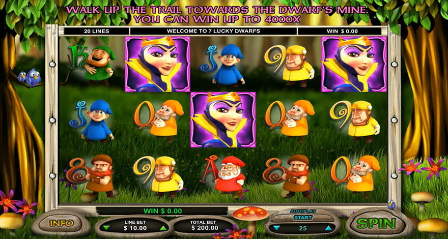 7 Lucky Dwarfs Slot by Leander Games