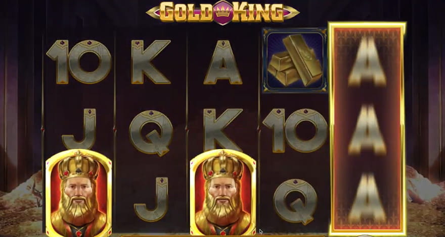 Gold King Slot In-Play 