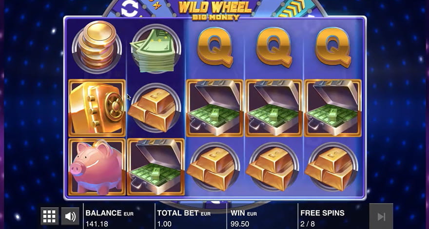 Wild Wheel Slot In-Play 