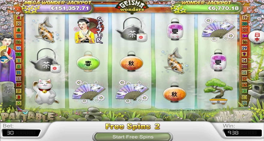 Japanese Slots Geisha Wonders