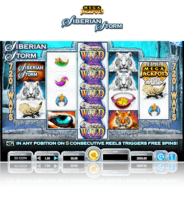 IGT MegaJackpots Siberian Storm Game